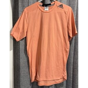 Adidas Aeroready Ready For Sport T Shirt  Adult Medium Peach Color Spring Summer